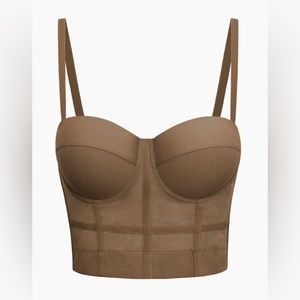 NWT Micas Mesh Underwire Bustier Top